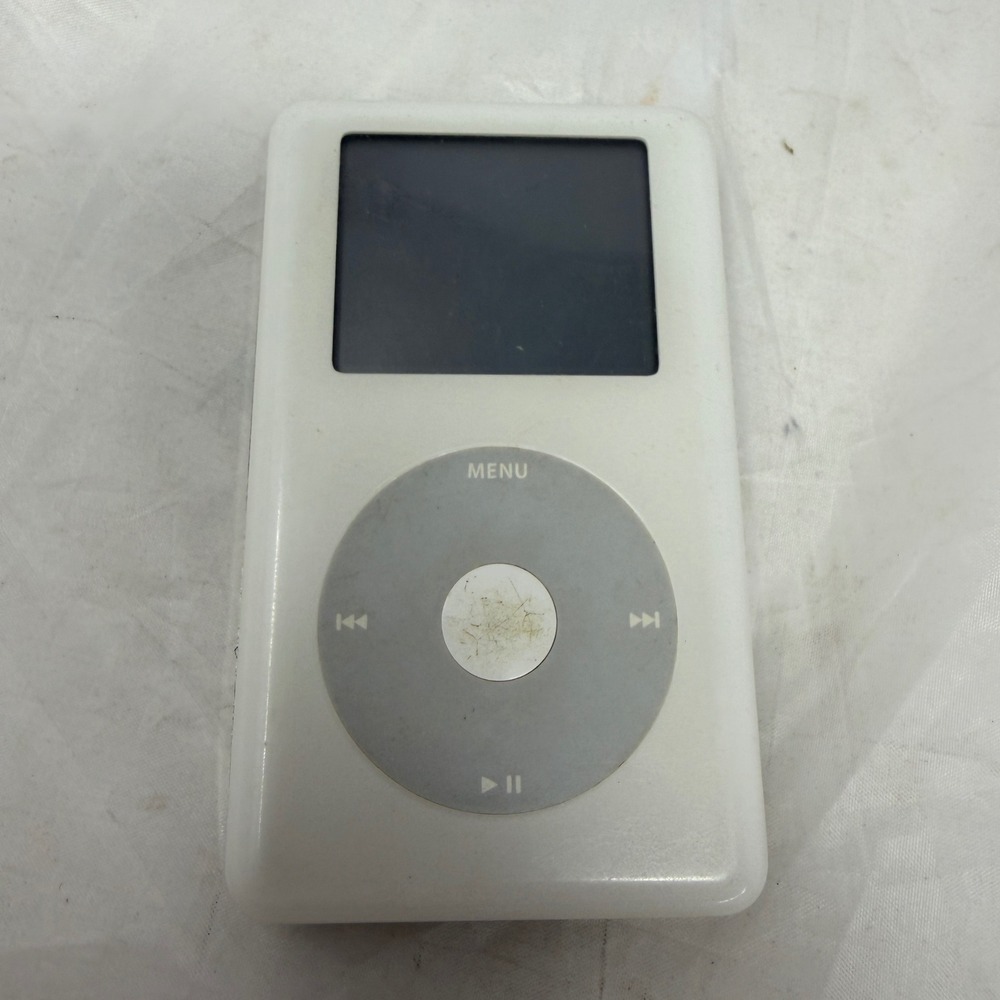 Apple iPod 4th Generation 20GB White Classic Click Wheel Model A1059 EMC 1995